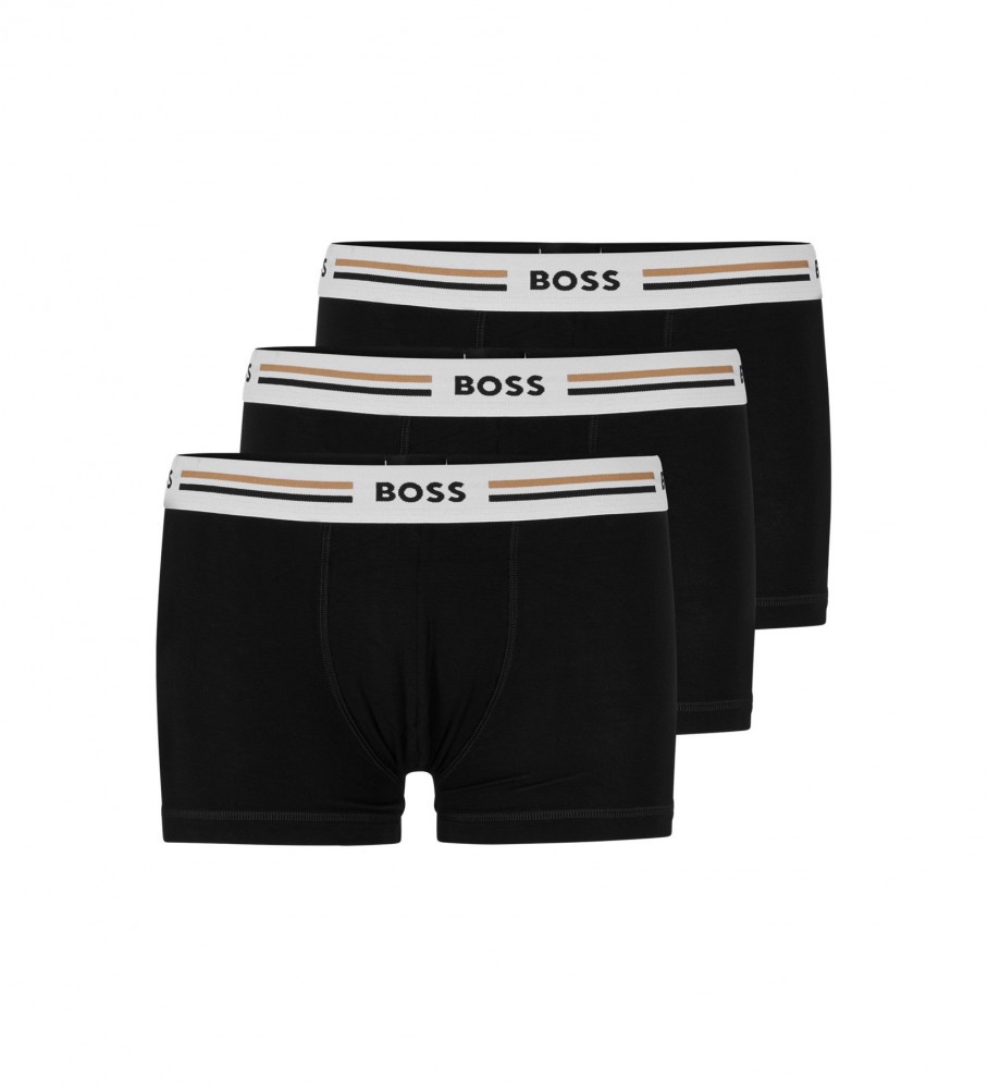 BOSS Pack 3 Revive Boxers pretos