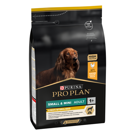 Croquettes chien adulte stérilisé de petite taille au poulet - 3 kg