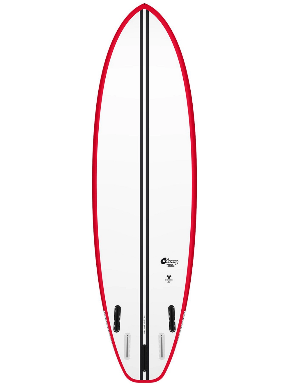 Torq Tec Bigboy 23 Rail 7'6 Surfboard white