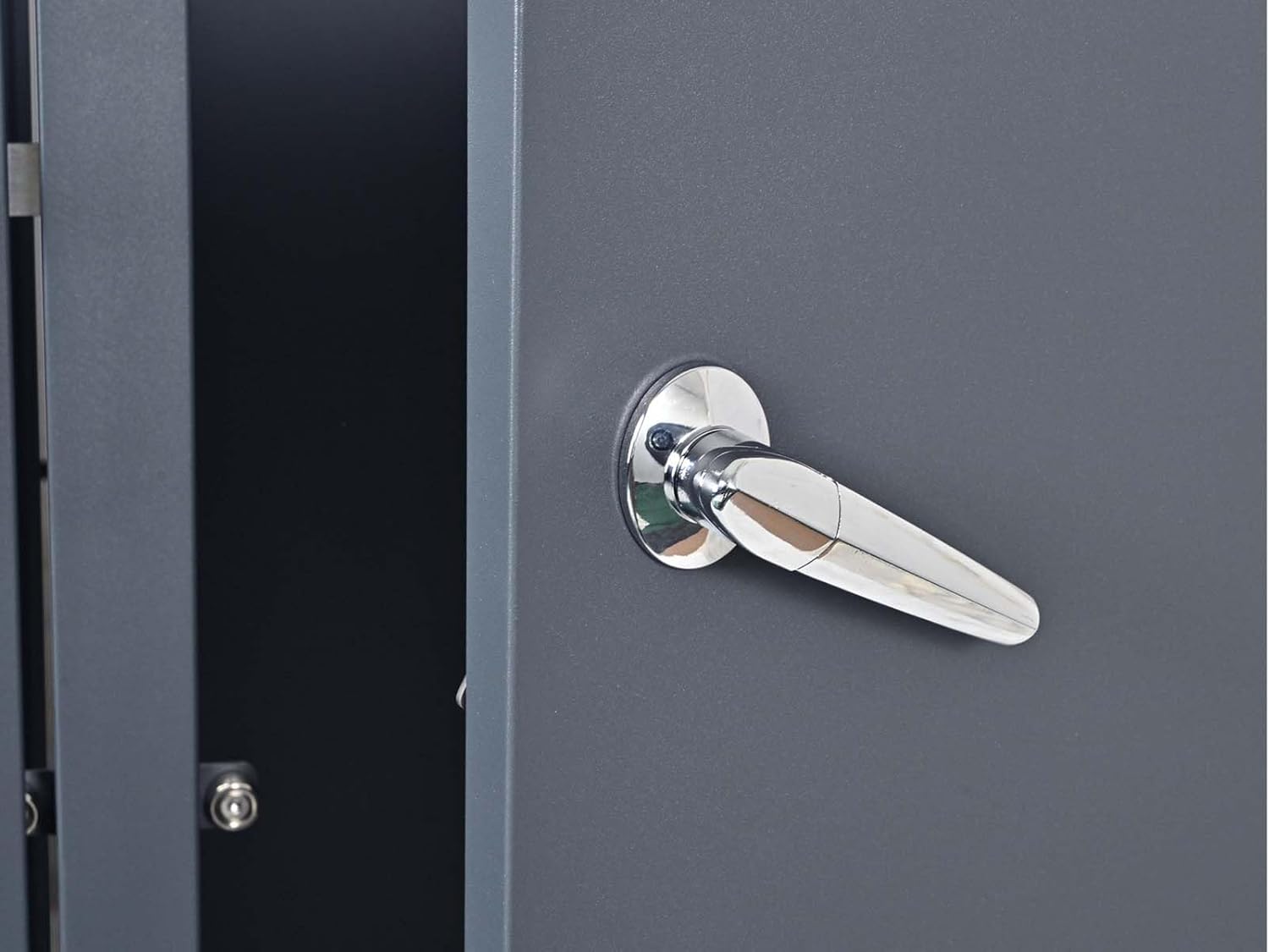 SCHARTEC® Mülltonnenbox 3er in anthrazit Einhandbedienung & erweiterbar 240l Mülltonnenverkleidung für 3 Tonnen Mülltonnen Sichtschutz Unterstand