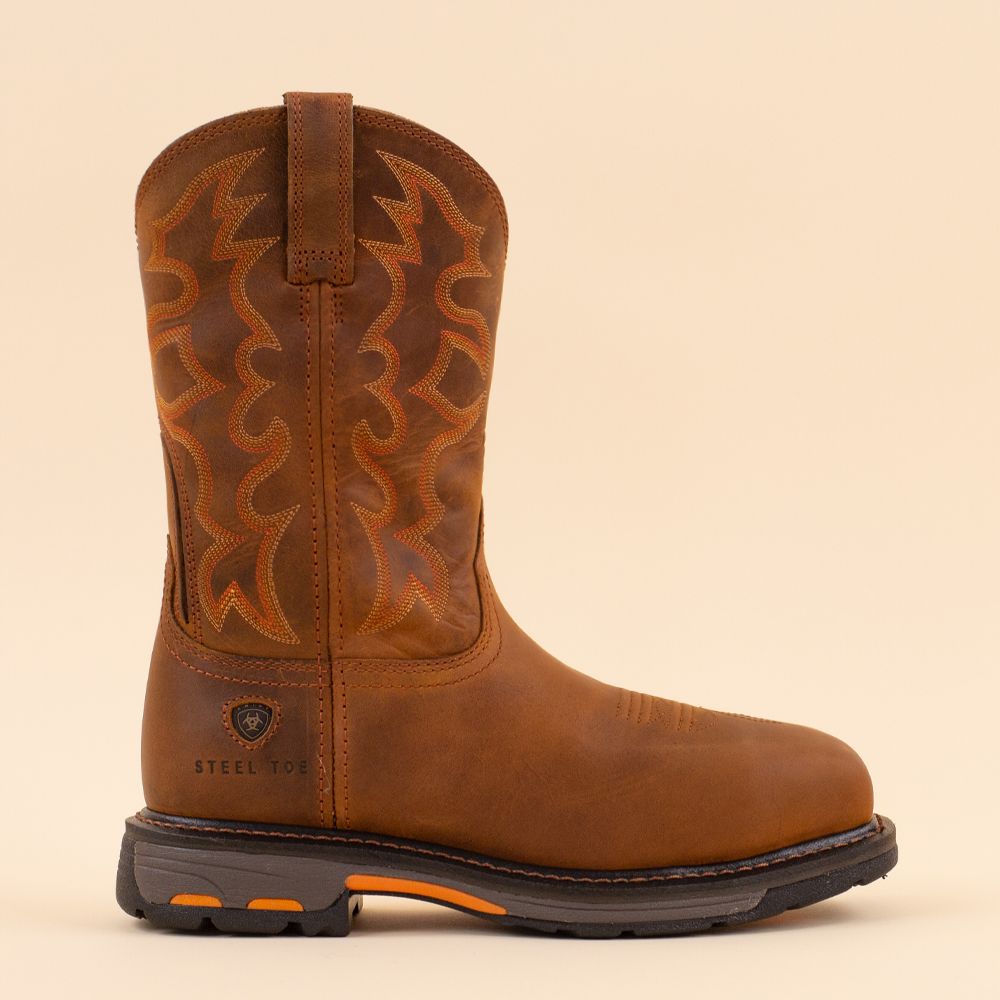 Ariat mens Workhog Wide Square Steel Toe