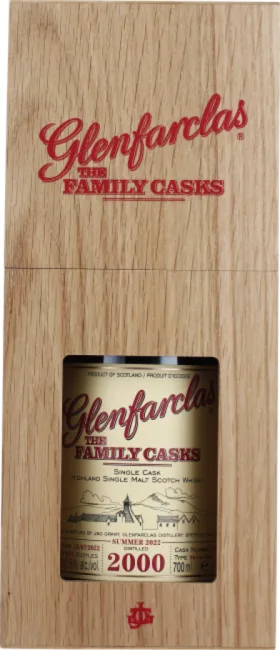GLENFARCLAS VINTAGE 2000 FAMILY CASKS 70CL