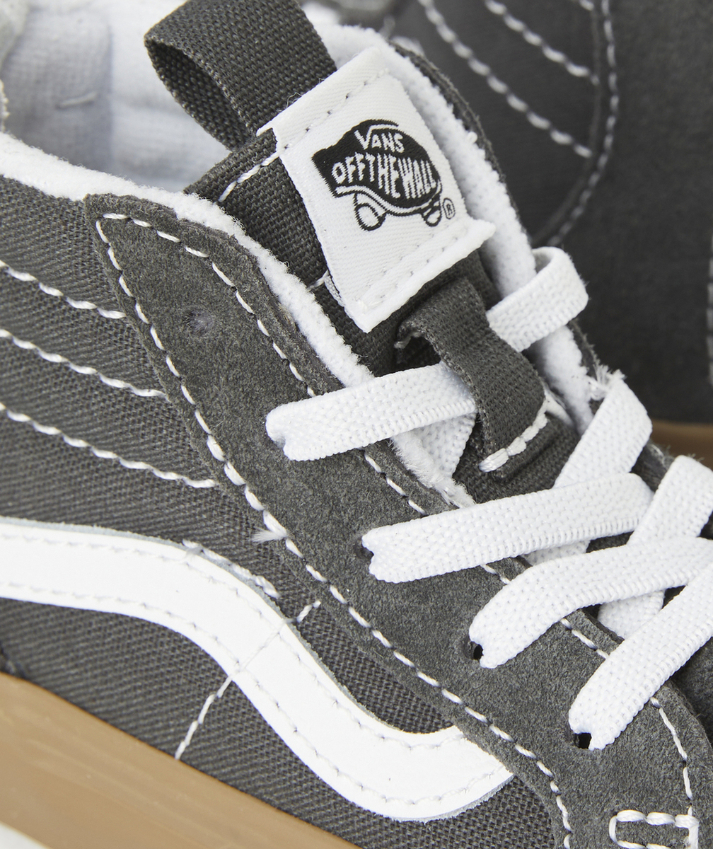 VANSBASKETS MONTANTES BÉBÉ GRISES TD SK8-HI ZIP