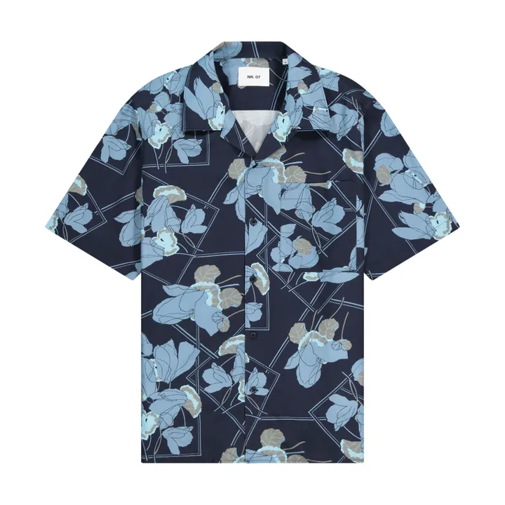 NN. 07 Chemisette Imprimée Julio 5656 | Bleu marine