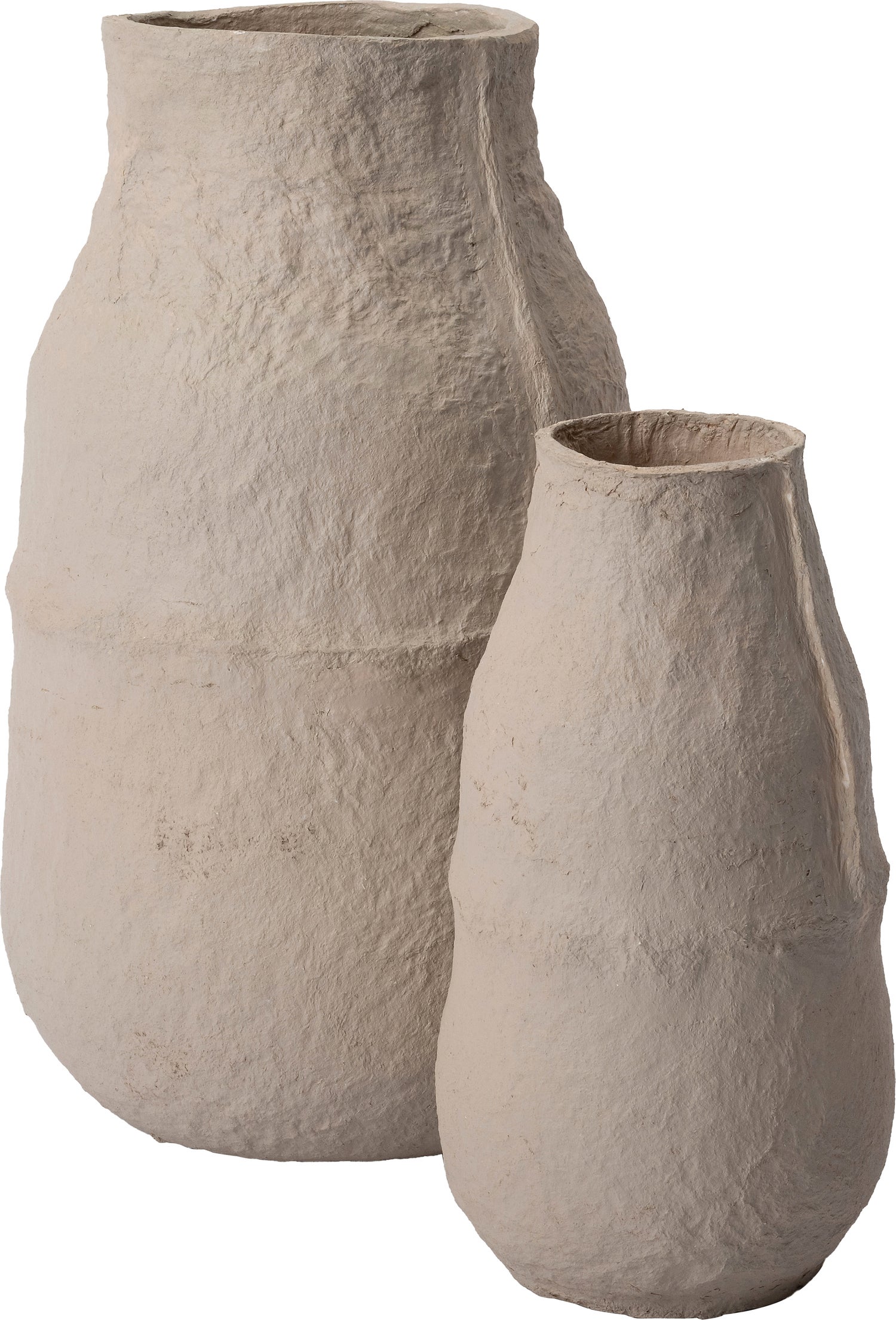 Intratuin vaas Fadey beige D 16 H 29,5 cm