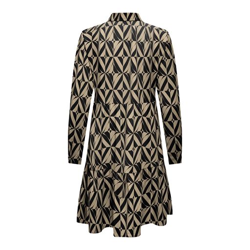 JDY Piper Kjole, Black Humus Graphic, 34