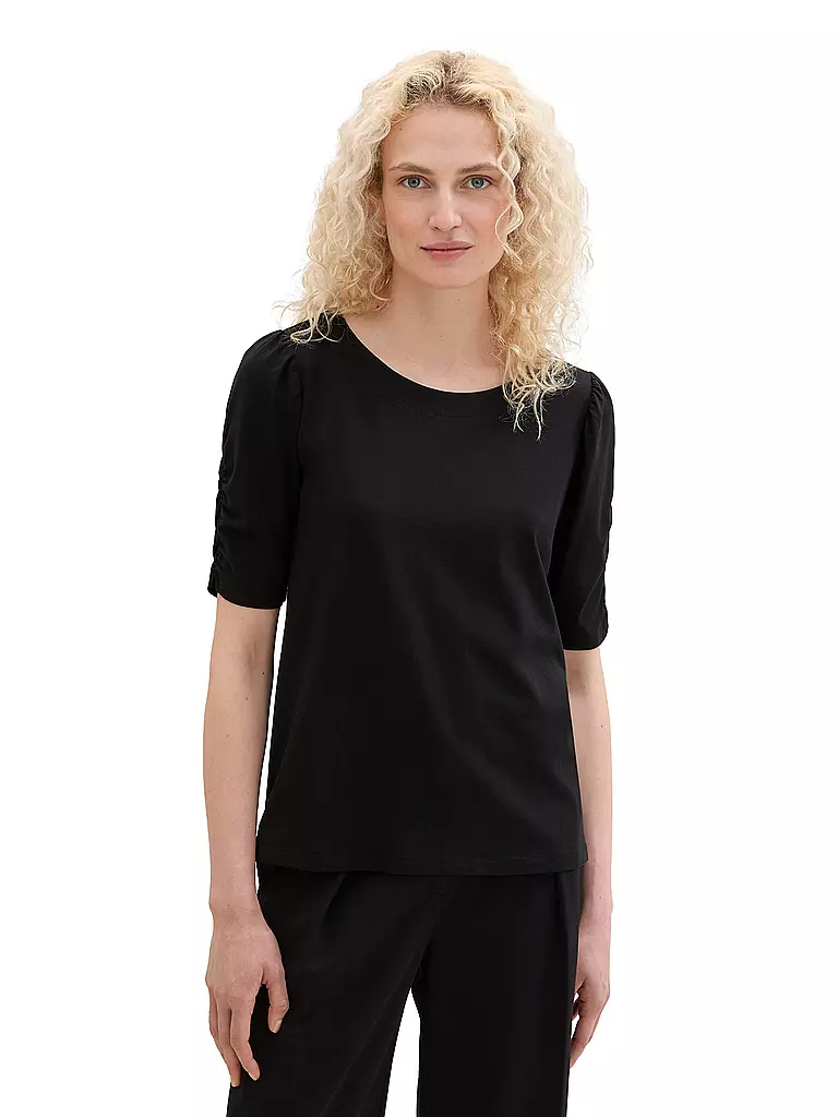 TOM TAILOR T-Shirt  schwarz