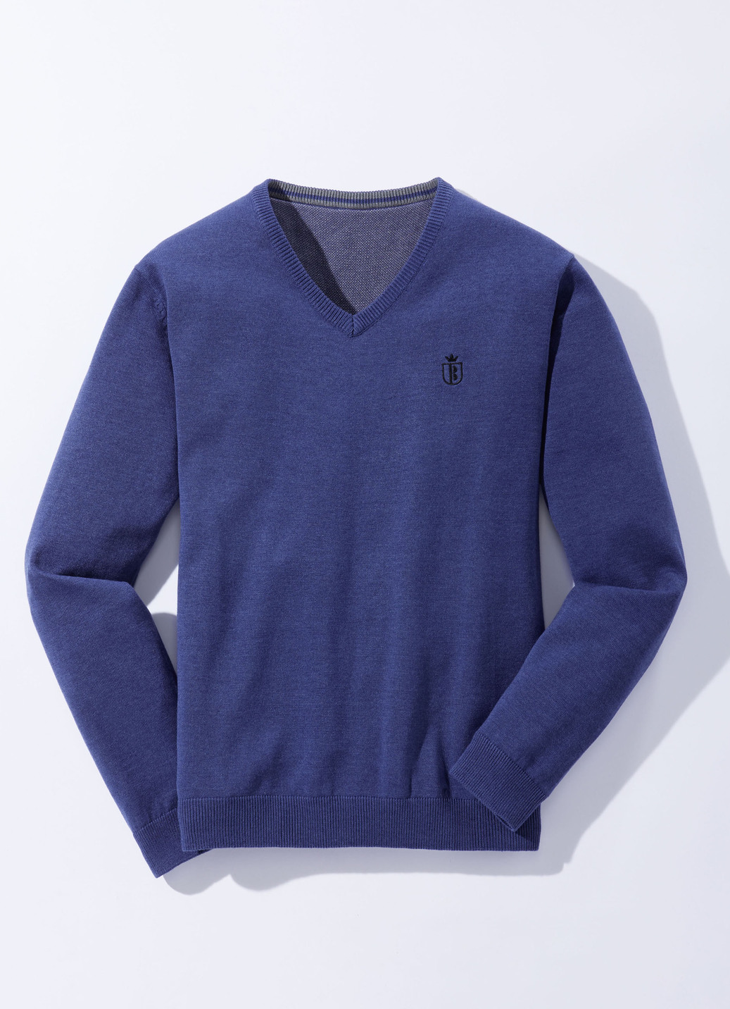 Modischer V-Pullover in 6 Farben