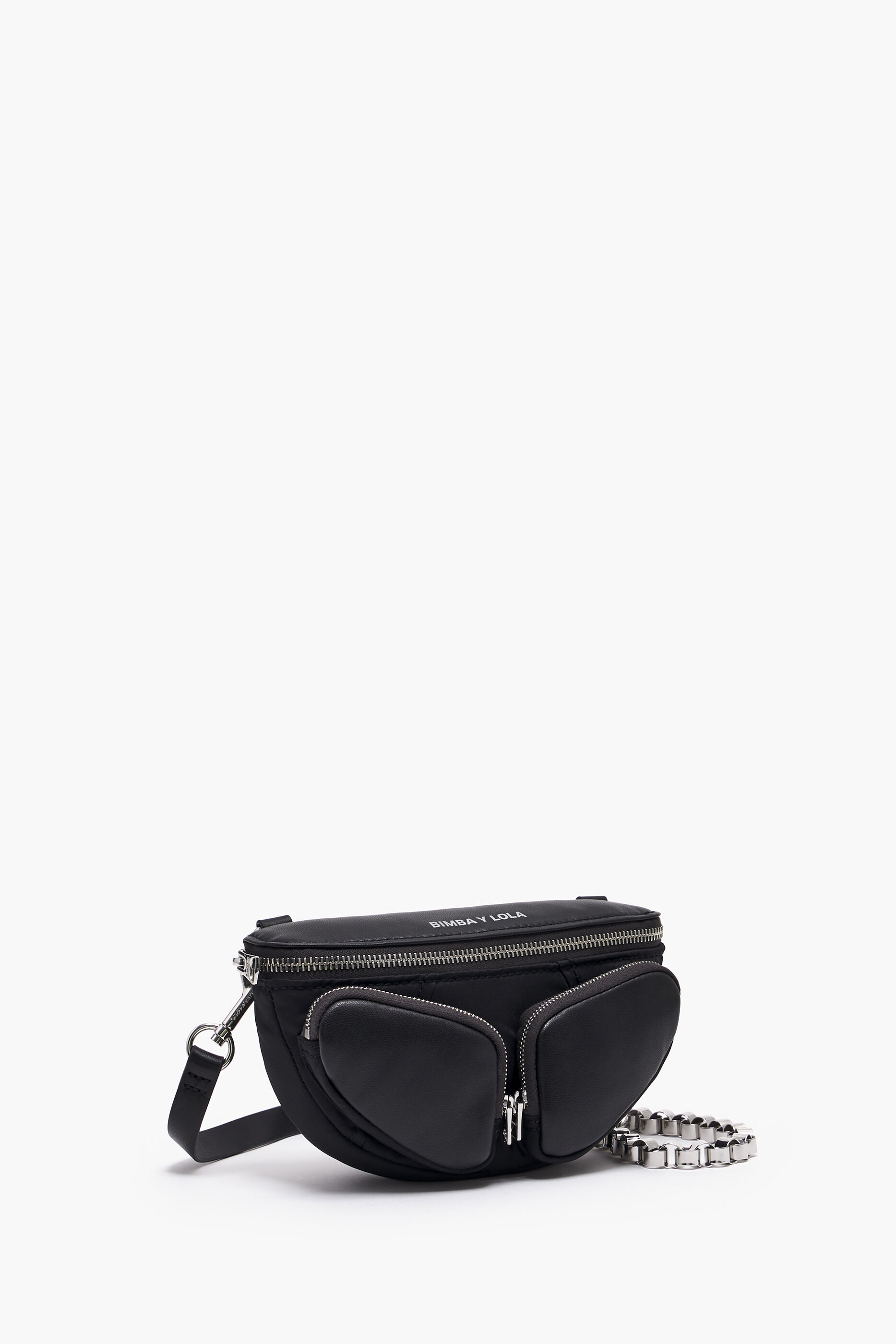 Pochete Pocket XS em couro preto