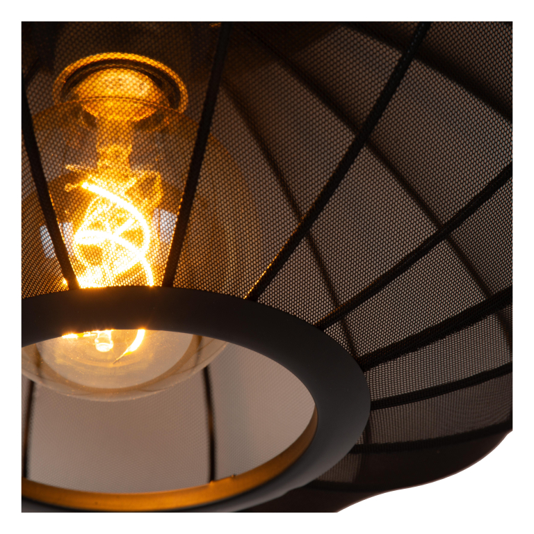 Lucide Corina hanglamp Ø50 zwart