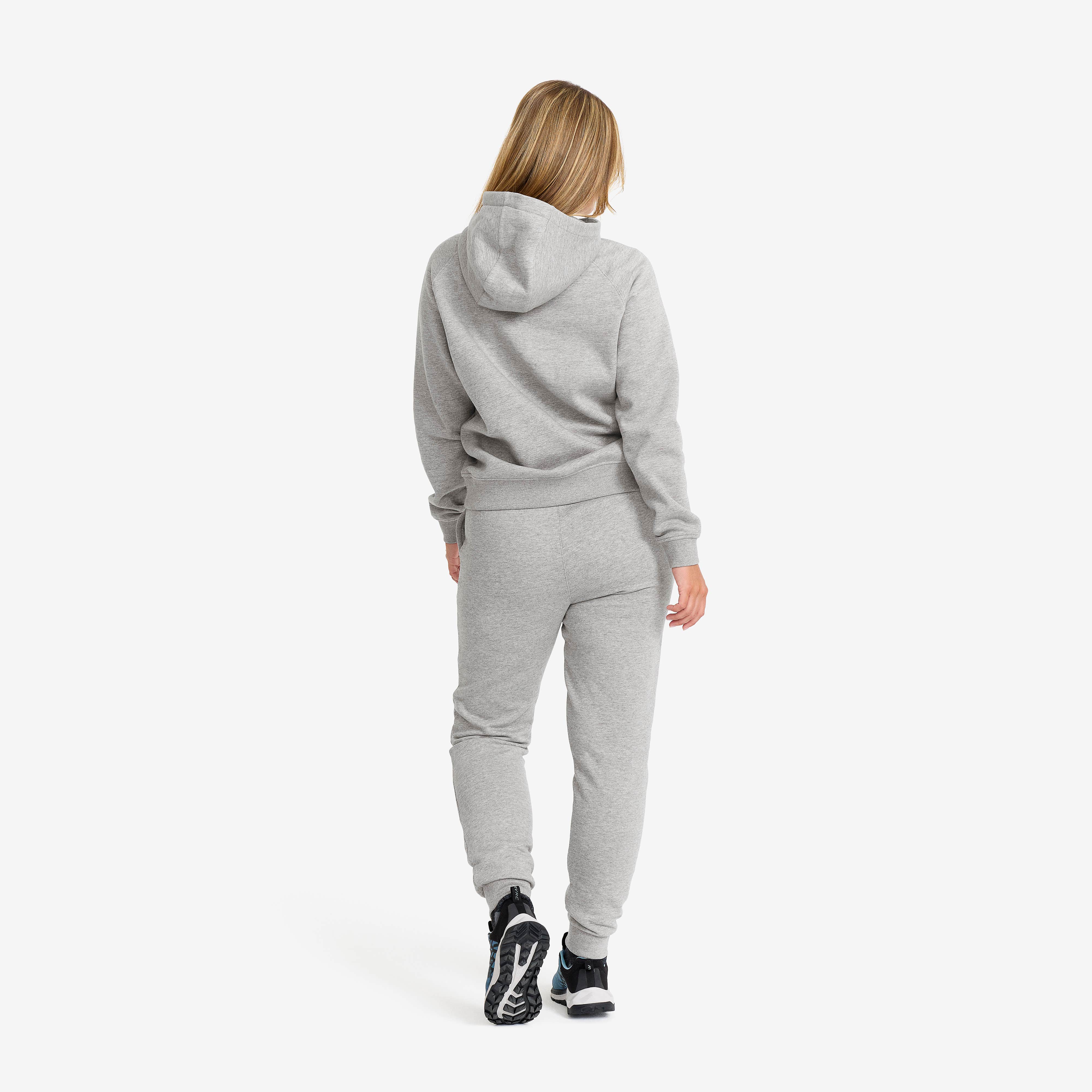 RVRC Hoodie Dame Grey Melange/Oatmeal
