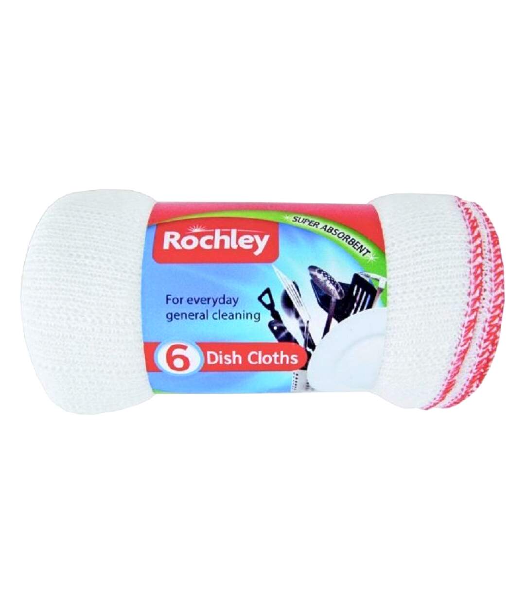 Torchons (Blanc / rouge) (Taille unique) - UTST5403
