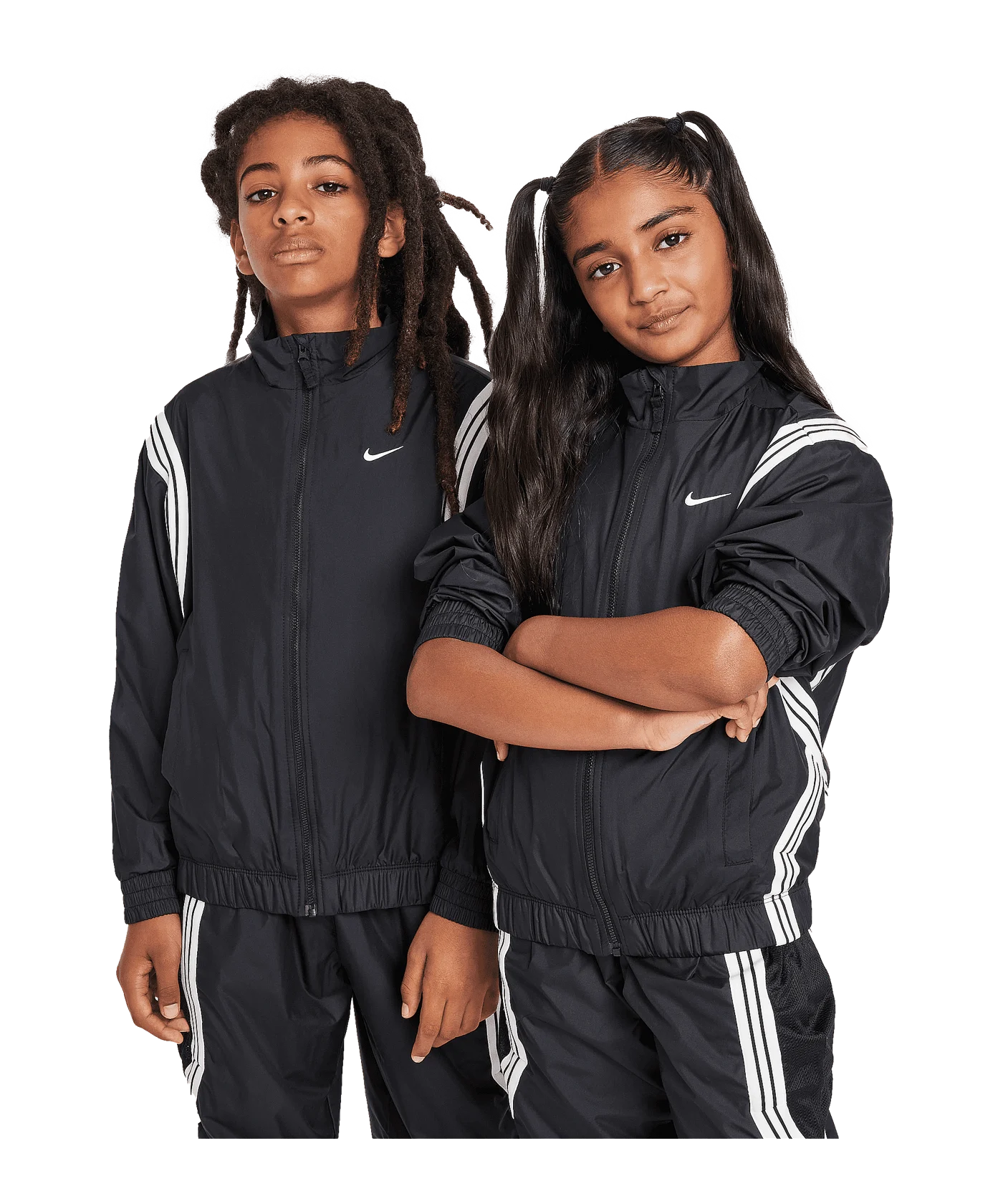 Nike Crossover Jacke Kids Schwarz F010
