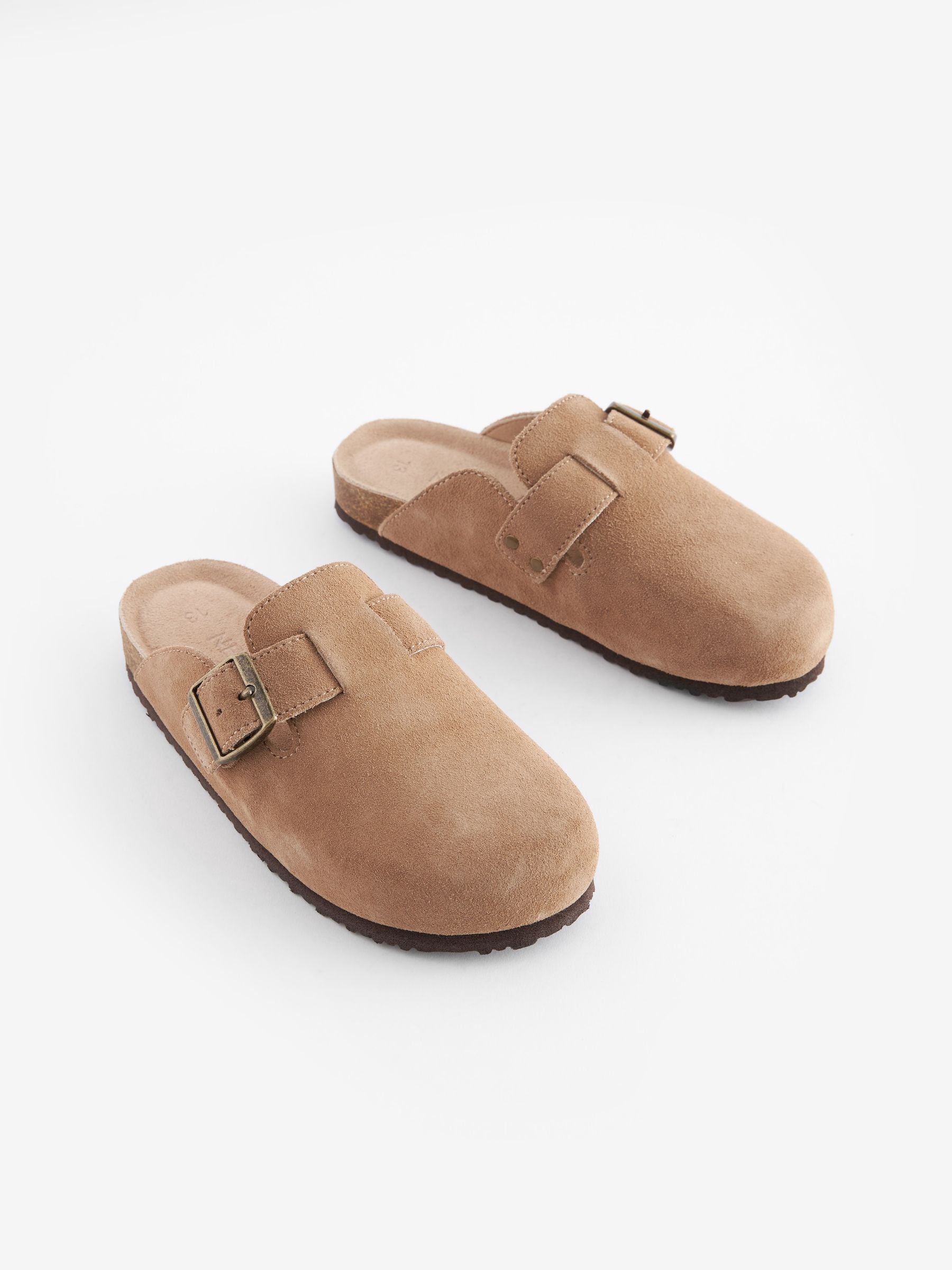 Bruin suède - Slip-Ons Klompen