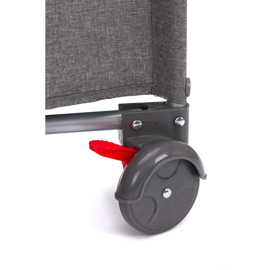 fillikid Reisebeistellbett grau melange