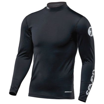 Maillot cross Seven ZERO COLD WEATHER COMPRESSION 2024 - Noir