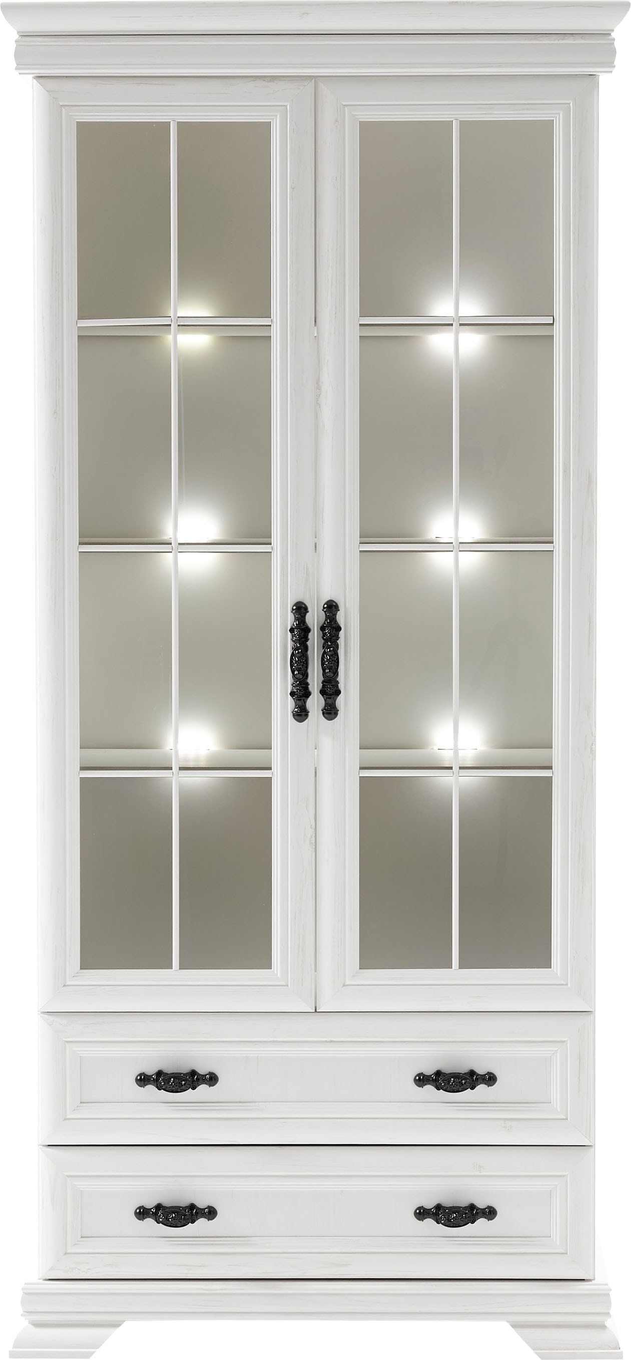 Home affaire Vitrine »Royal« Höhe ca. 192 cm, getönte Glasscheiben