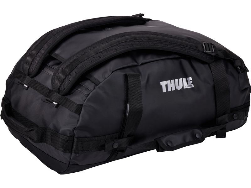Thule Duffle Bag Chasm 40 l, Black Reisetasche und Rucksack in einem