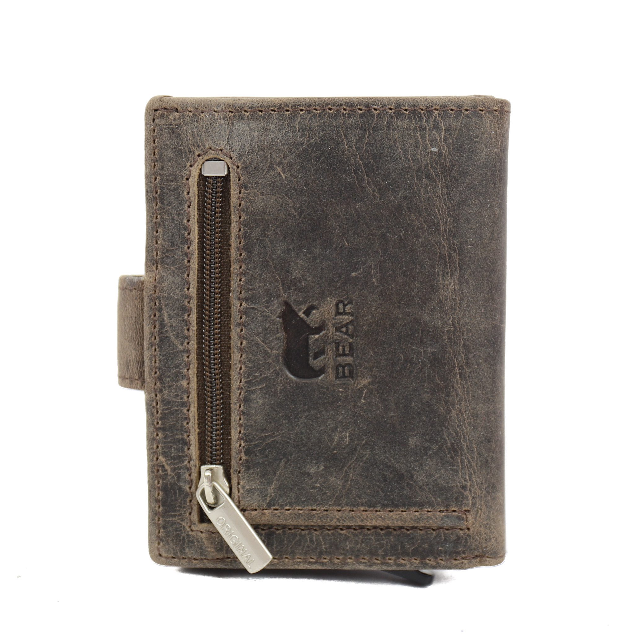 Bear Design Dark Nature Wallet Cardprotector Bobby RFID Bruin HD15689