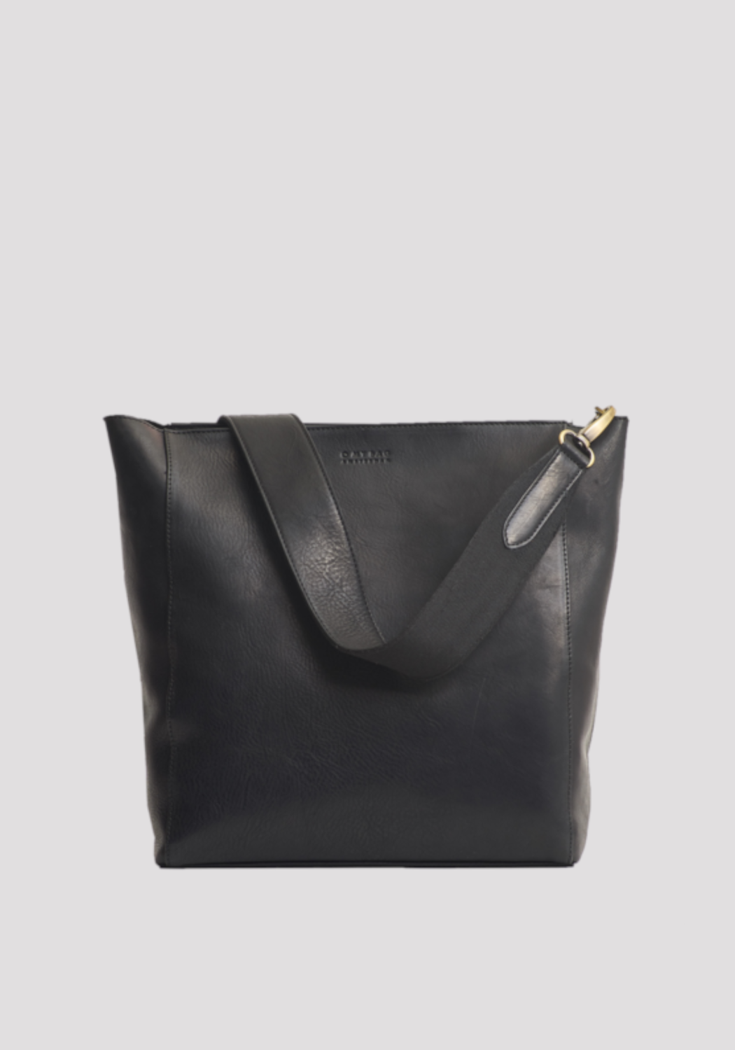 O My Bag Leder-Shopper Sofia Eco-Stromboli Leather Black