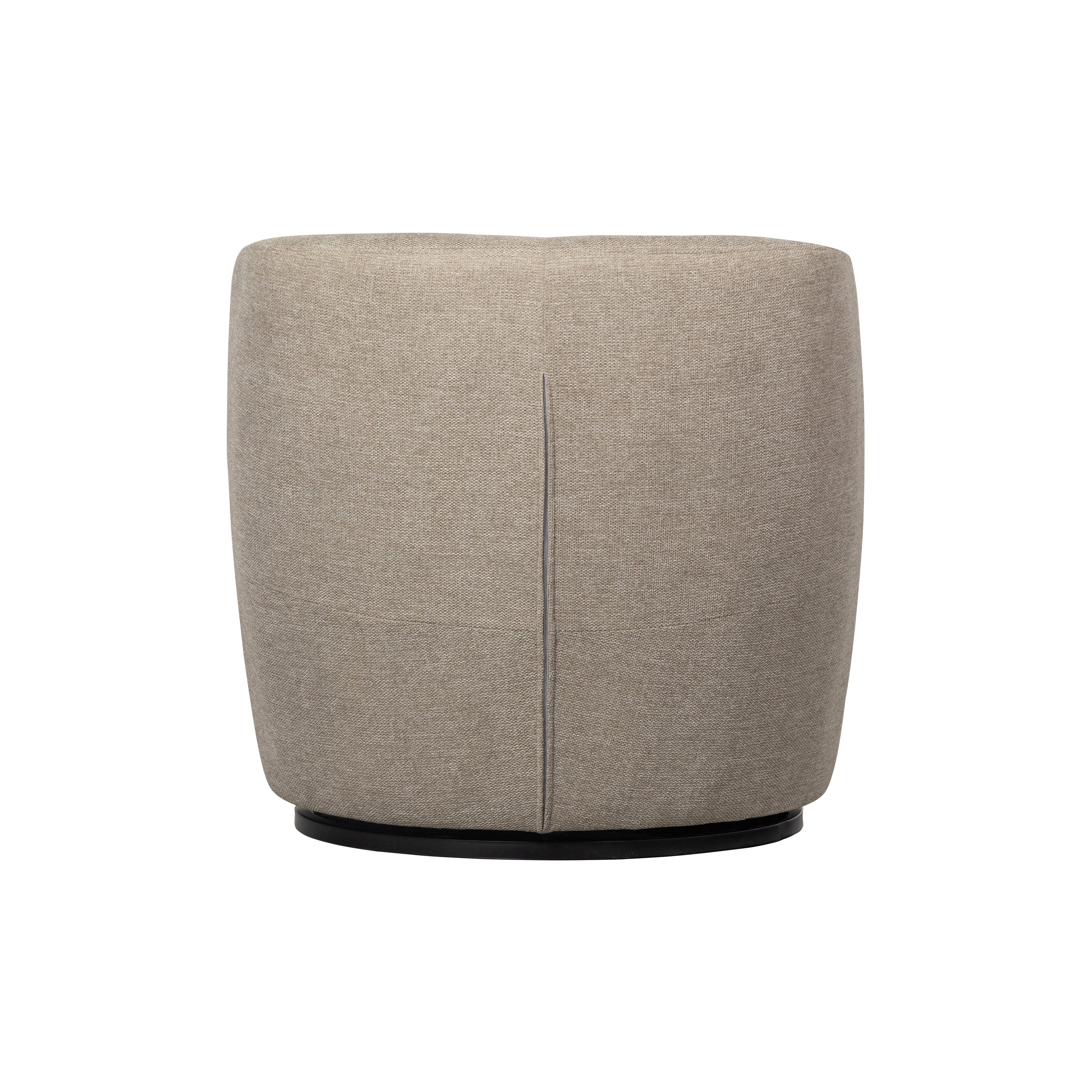 WOOOD Serra Draaifauteuil - Polyester - Zand - 75x70x69
