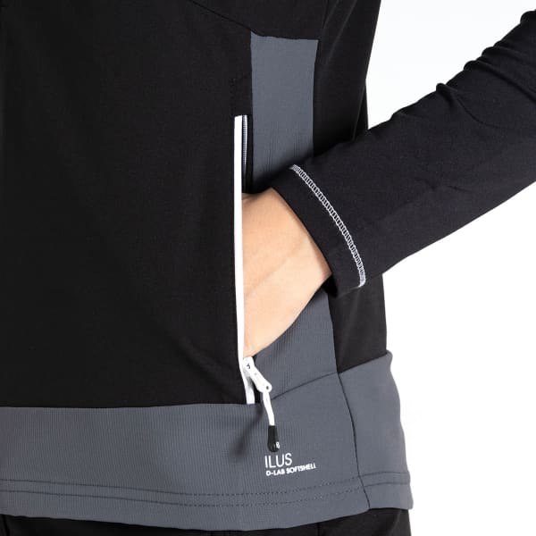 Softshell randonnée DARE 2B AVIDLY II VEST BLACK/EBONY