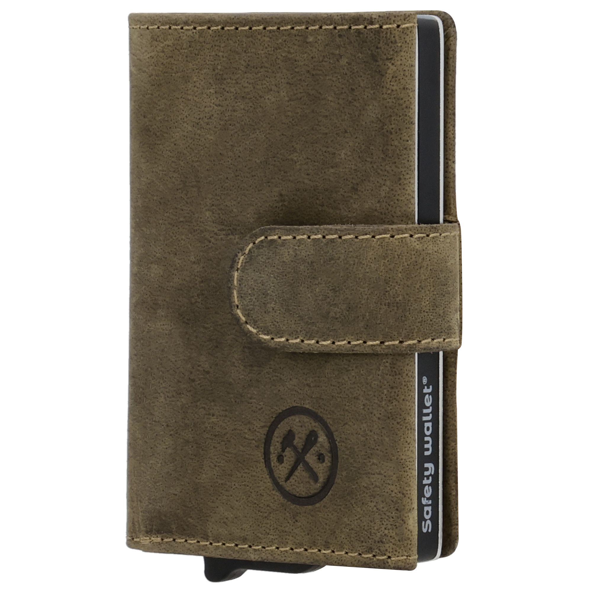 Hide & Stitches Idaho Assorti Safety Wallet Groen