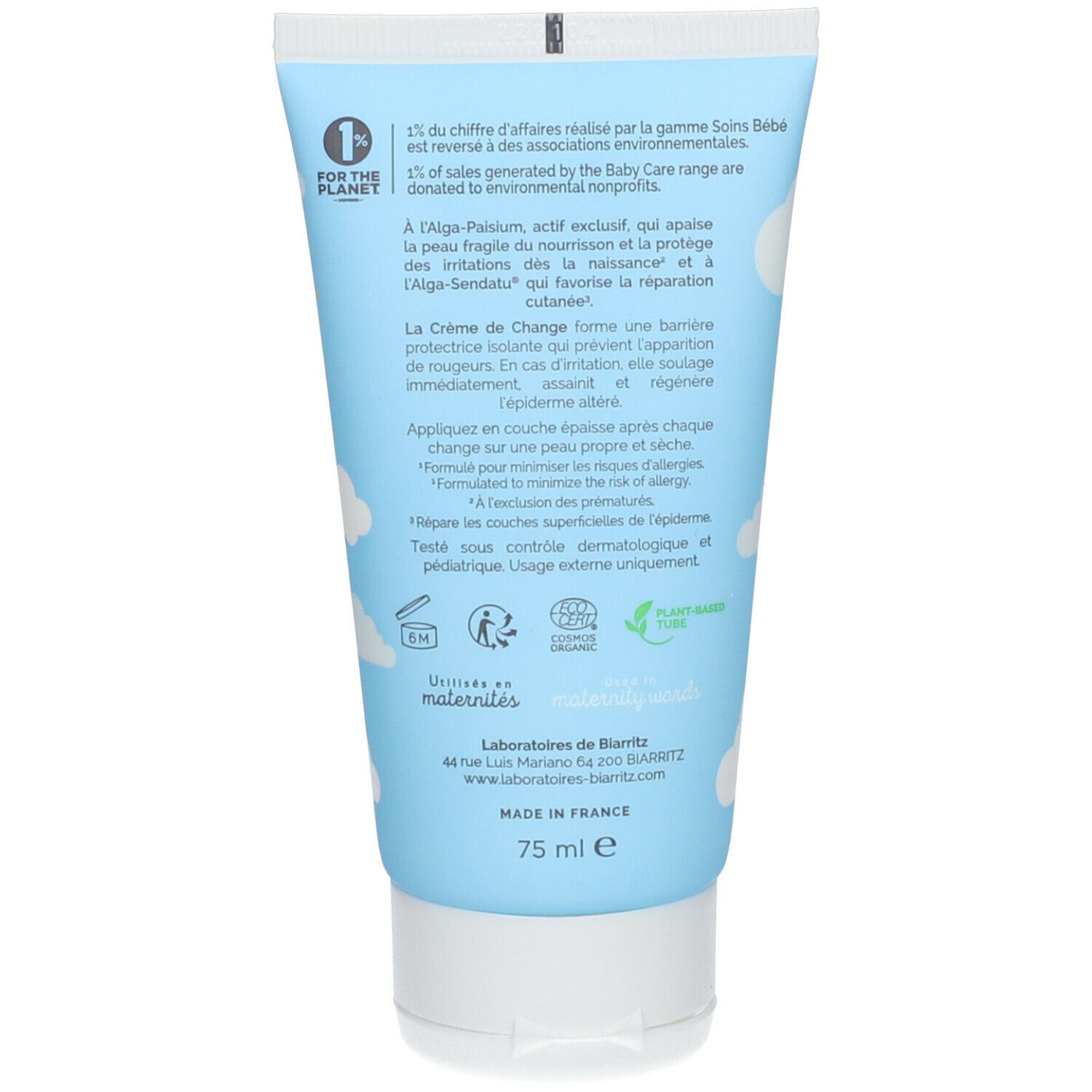 Laboratoires de Biarritz Alga Natis® Windelcreme