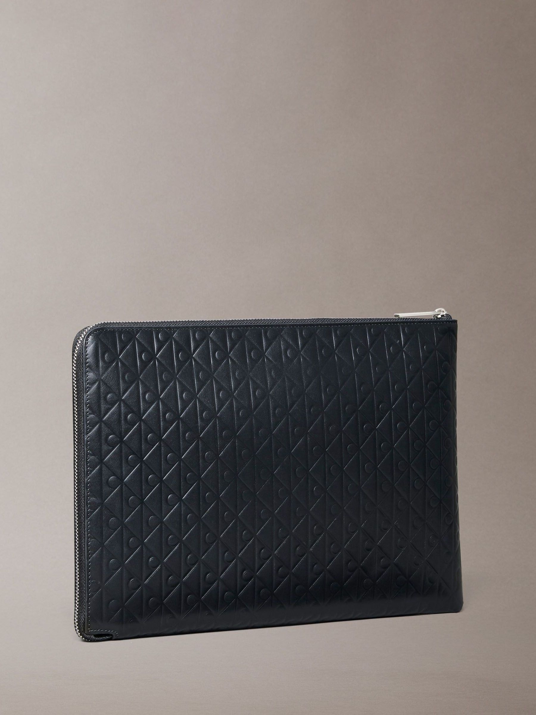Calvin Klein Emblem Embossed Tote Wallet