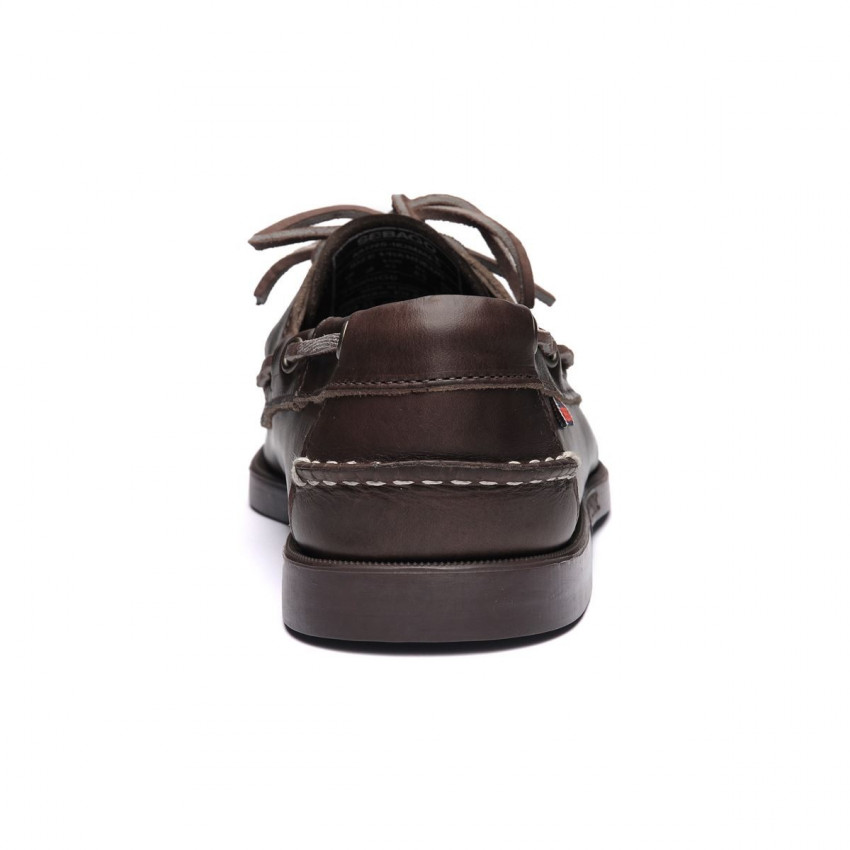 DOCKSIDES PORTLAND WAXED Dark Brown Gum