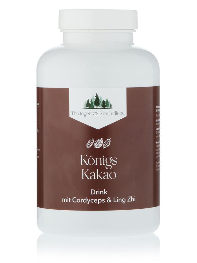 KönigsKakao Drink mit Cordyceps & Ling Zhi, Monatsvorrat