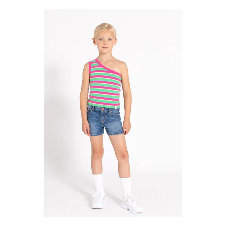 Finger in the nose Short Low Waist Eva | Denim