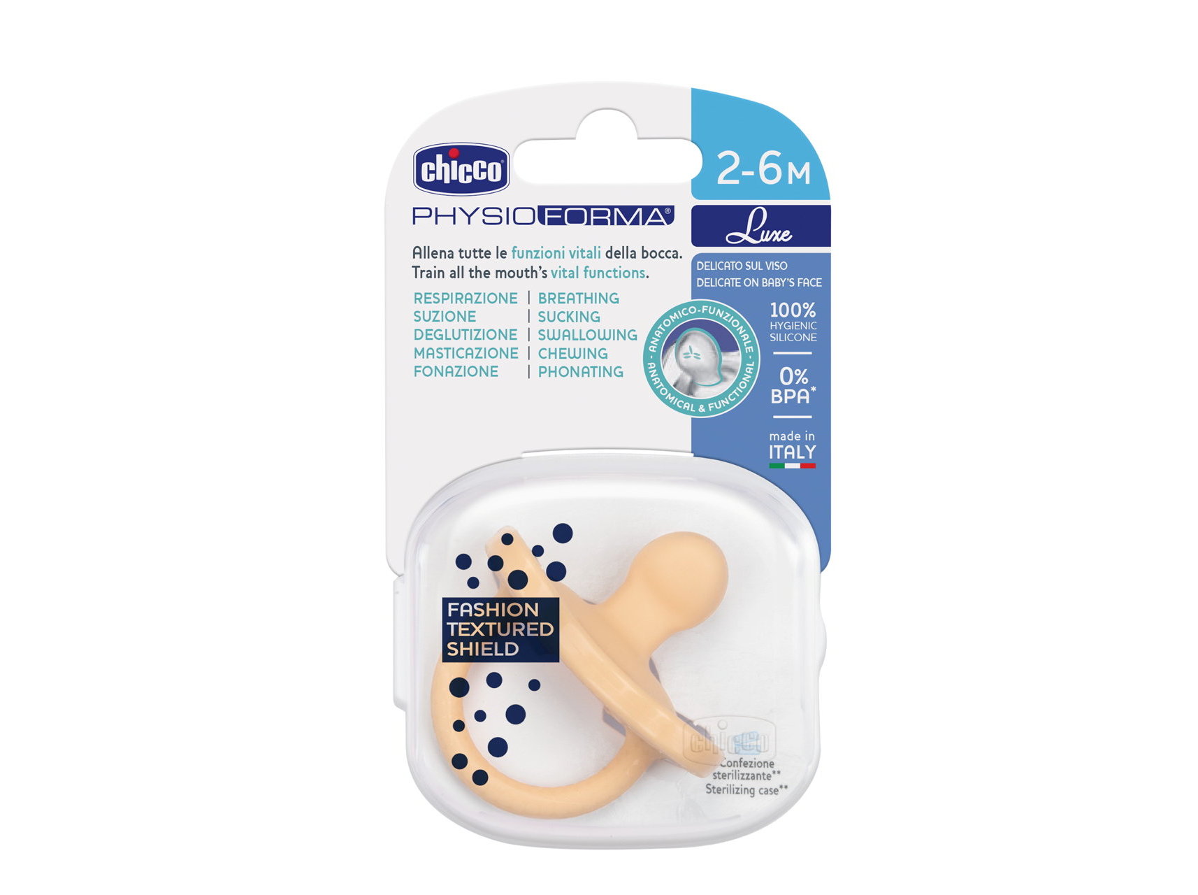 CHUPETA CHICCO PHYSIOFORMA LUXE 1UN
