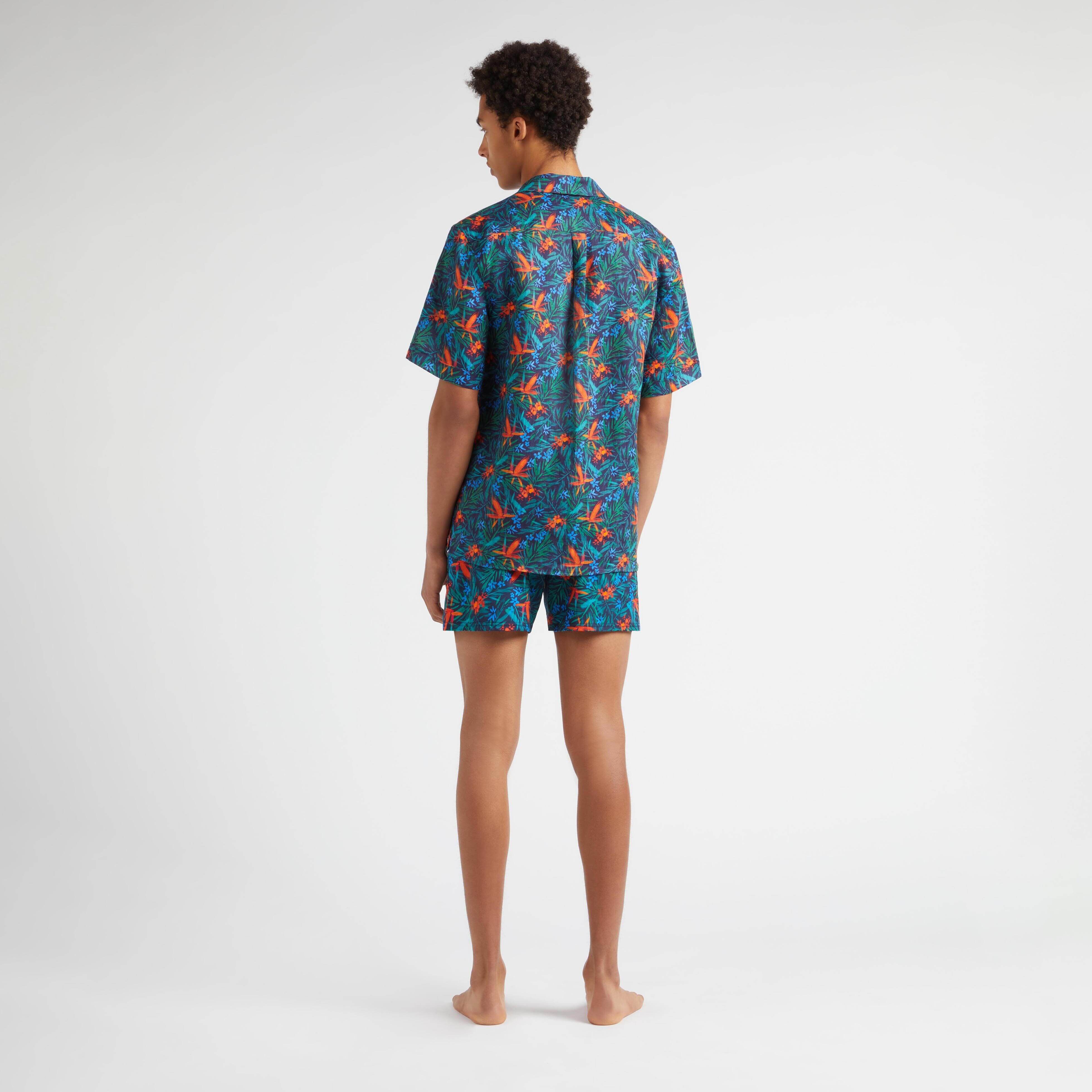 Men Tropical Flowers Look