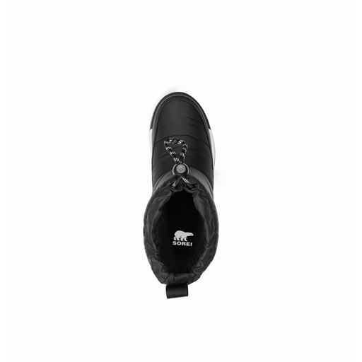 Sorel Youth Whitney™ II Plus Puffy WP Støvler, Black/Sea Salt, 35