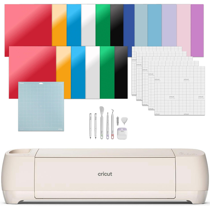 Cricut Schneideplotter Explore 4 Essential Bundle, beige
