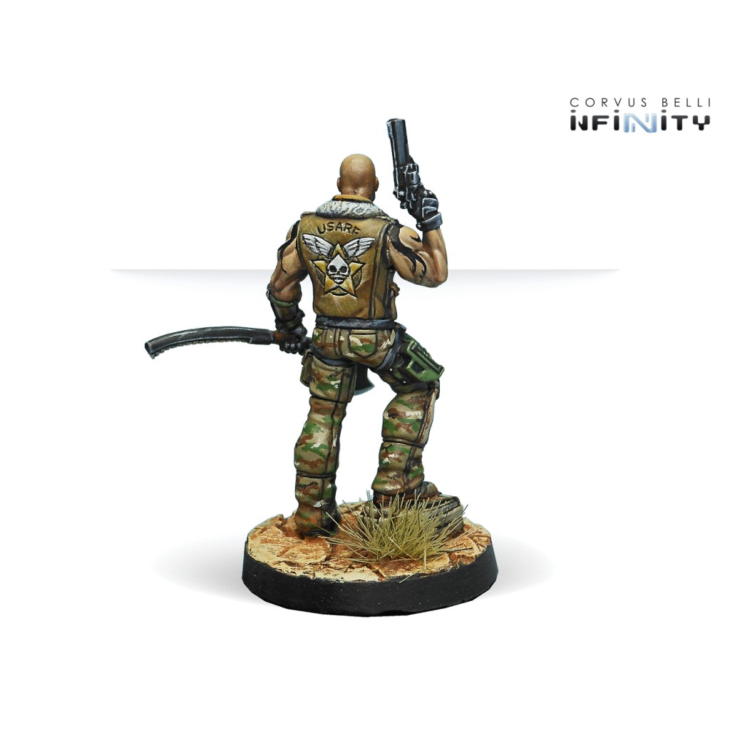 Infinity - Ariadna - Roger Van Zant, Capt. 6th Airborne (Heavy Pistol, AP CCW)