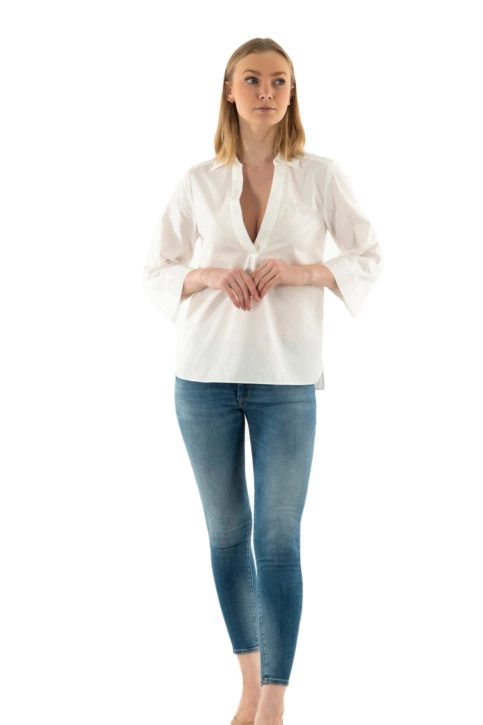 Chemisier lola casademunt ls2415020 00b blanco