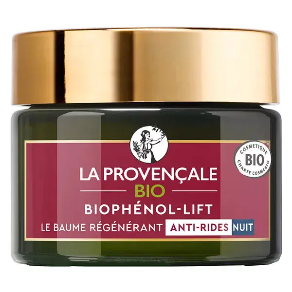 Bálsamo Noturno Regenerador Antirrugas La Provençale Biophenol-Lift 50ml