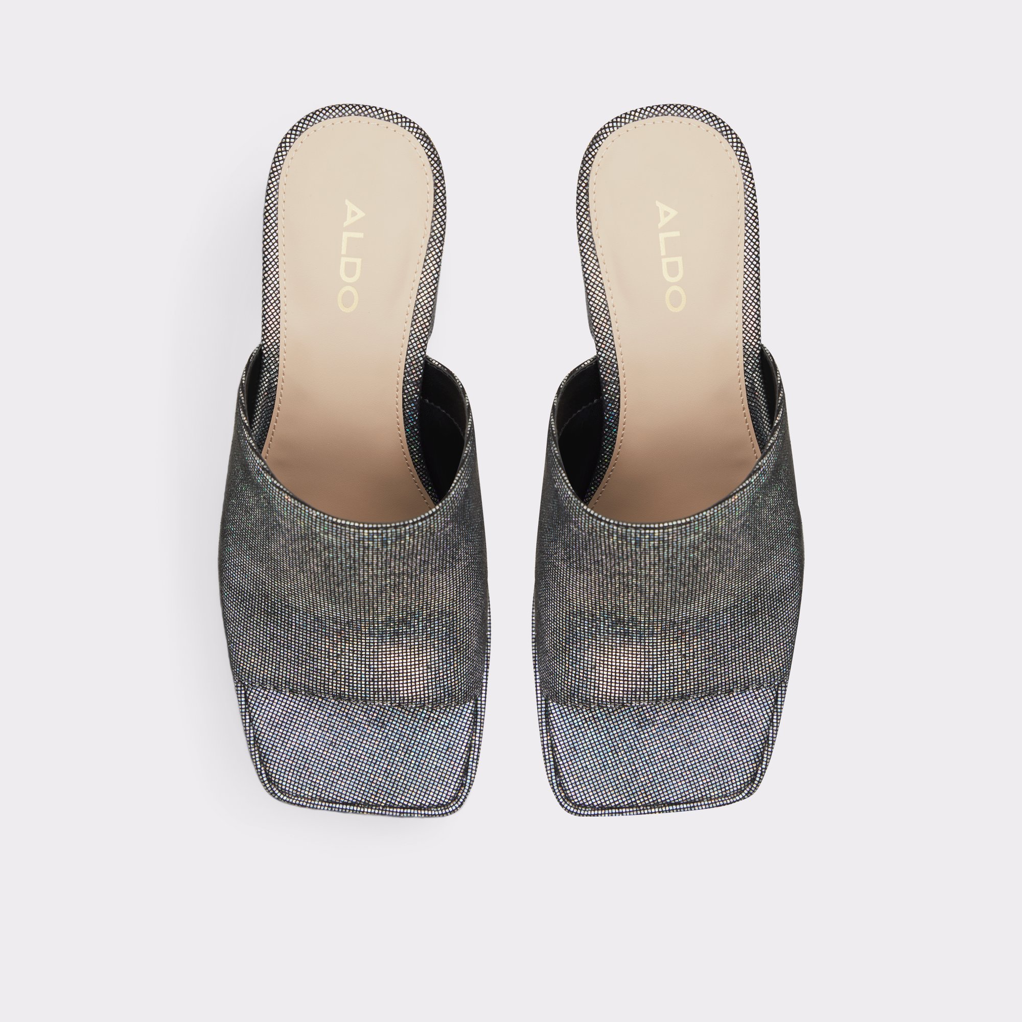 Xillenia Silver Women Mule Shoes