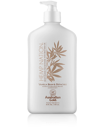 Australian Gold Hemp Nation Vanilla Bean & Pistachio Moisturizing Tan Extender 535ml