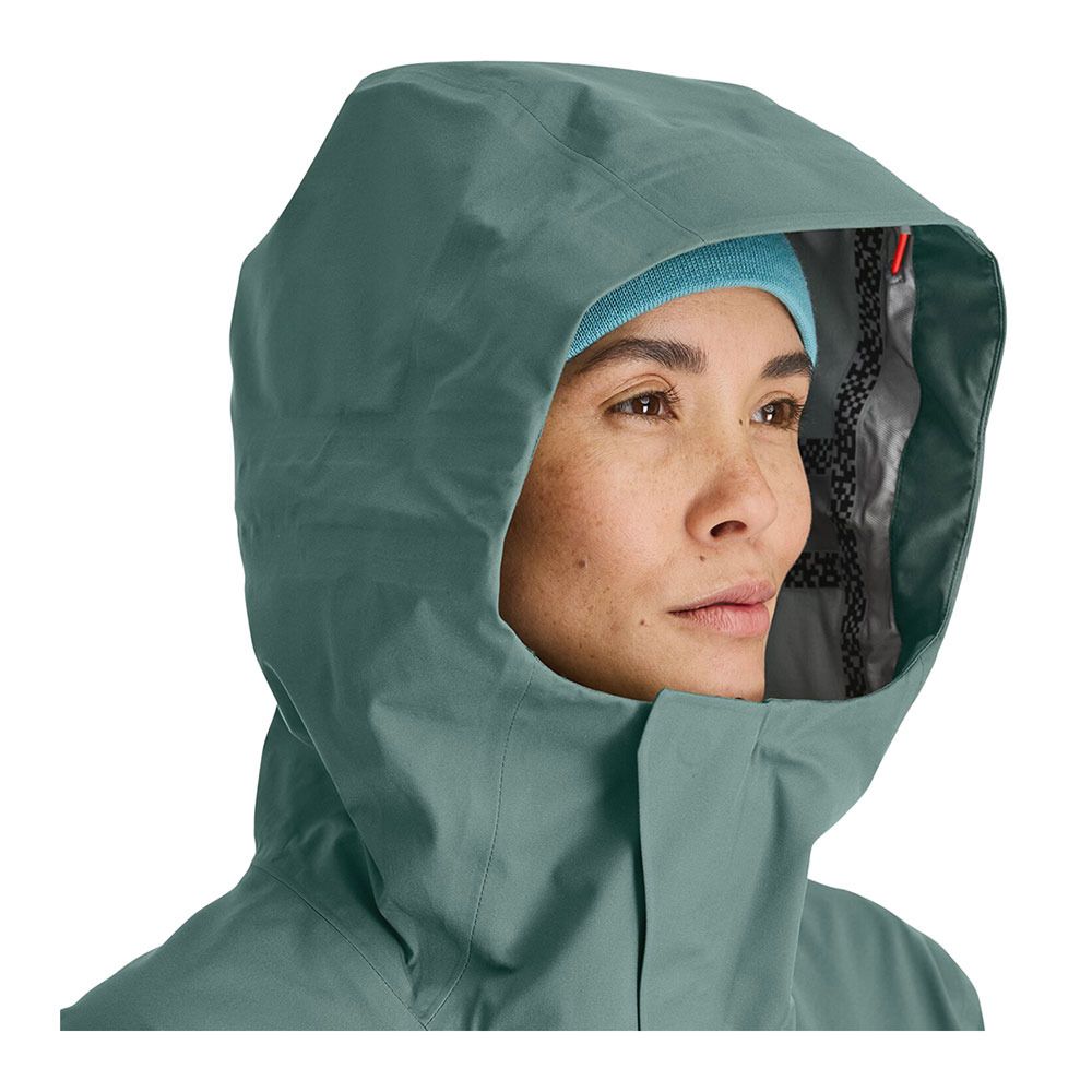 Ortovox 3L RAVINE SHELL - Veste ski Femme ice waterfall