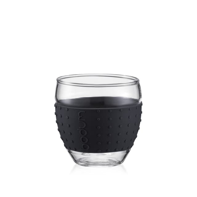 Bodum 2 stk. glas med silikone PAVINA 0.1 L