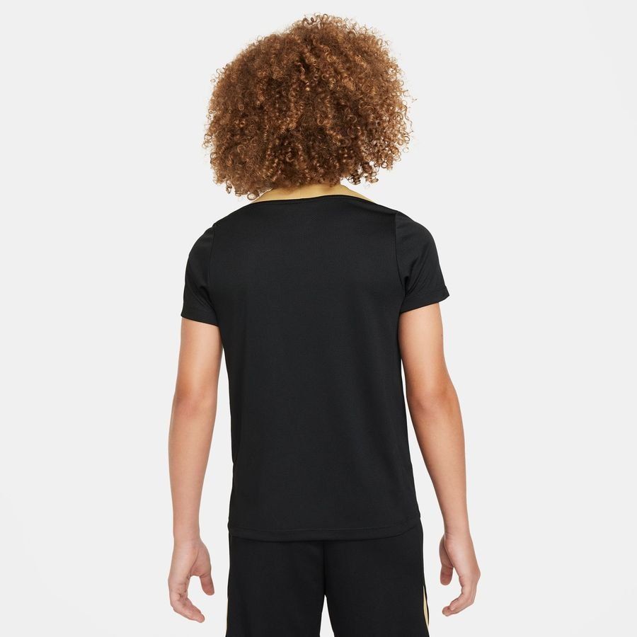 Nike T-shirt d'Entraînement Dri-FIT Strike - Noir/Doré Enfant