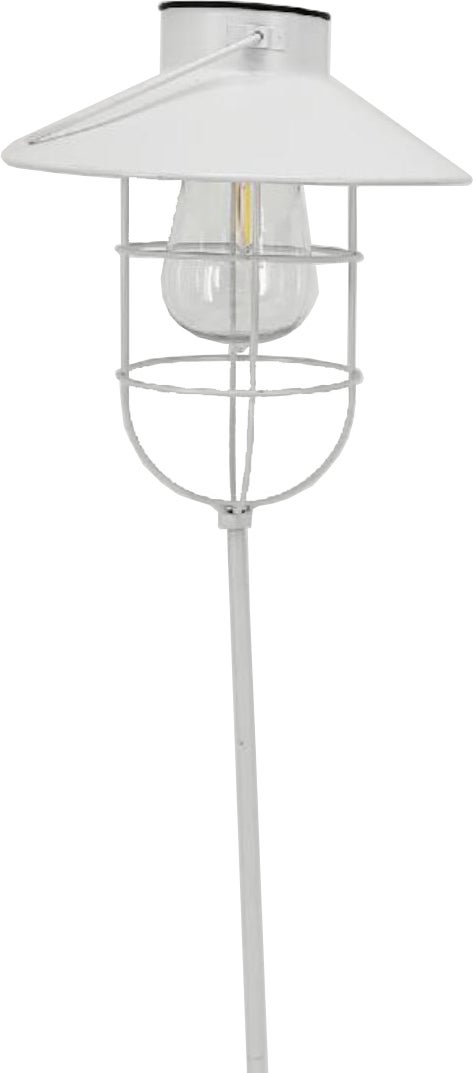 Intratuin solar tuinsteker Hanoi wit D 19 H 58 cm