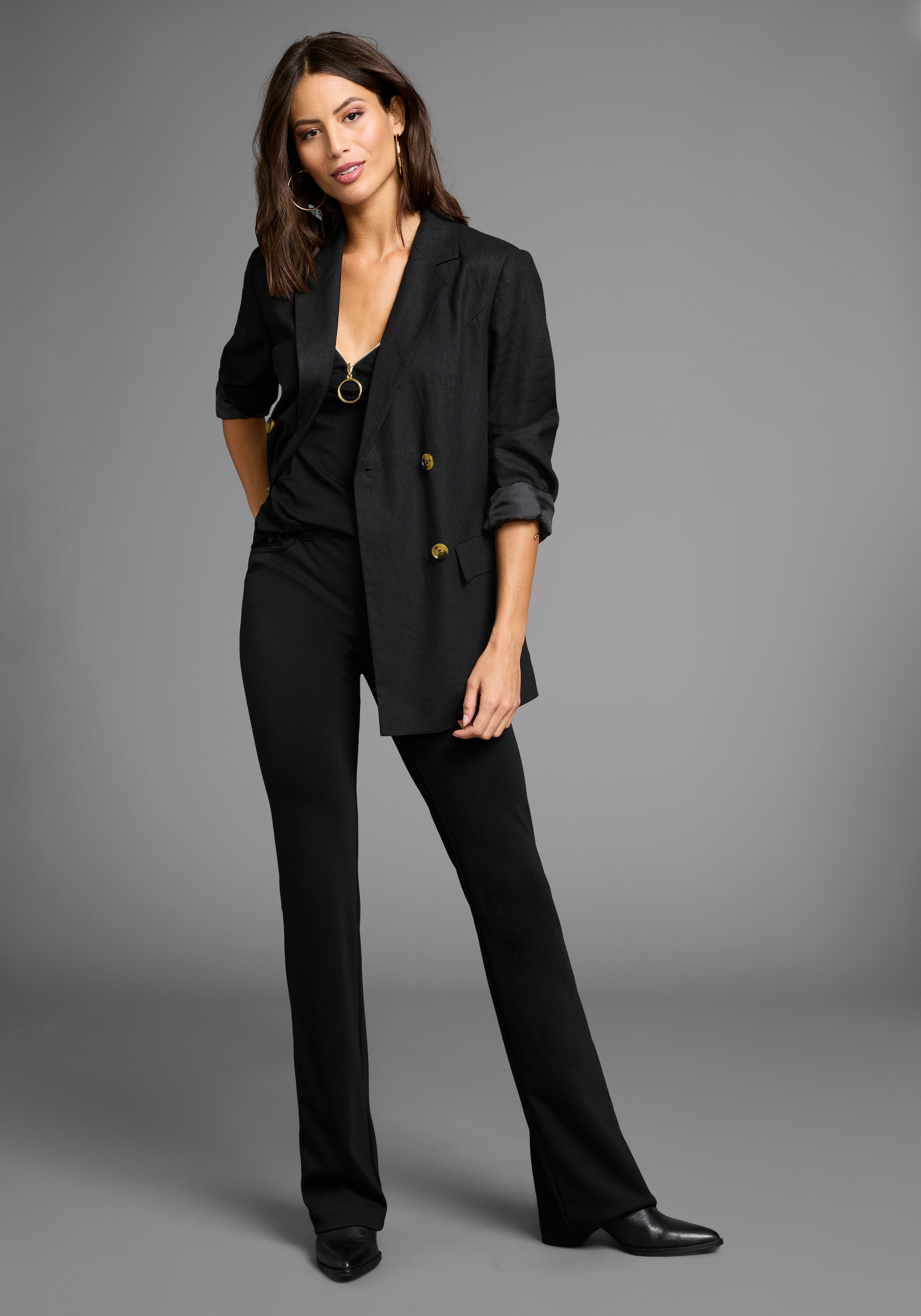 Laura Scott Longblazer , im Leinen-Look