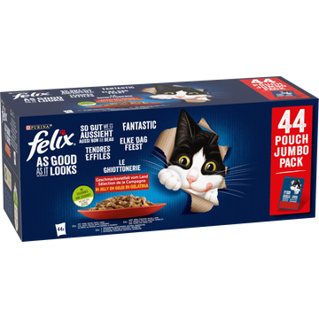 FELIX® Elke Dag Feest Countryside Selectie Kattenvoer 44x85g