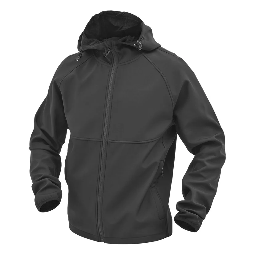 Fleecefôret softshelljakke for menn S
