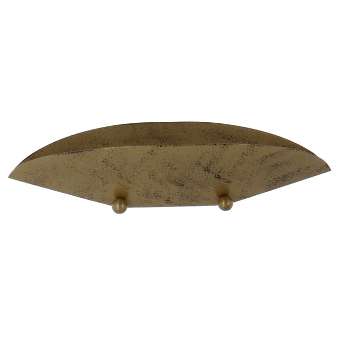 Dekoschale - Blatt - gold - aus Metall - ca. 33 x 16 x 10 cm