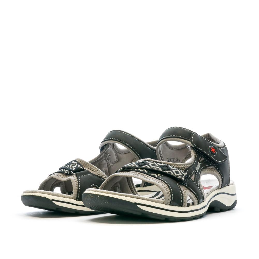 Relife Sandales Noir/Gris Femme RELIFE Hubert